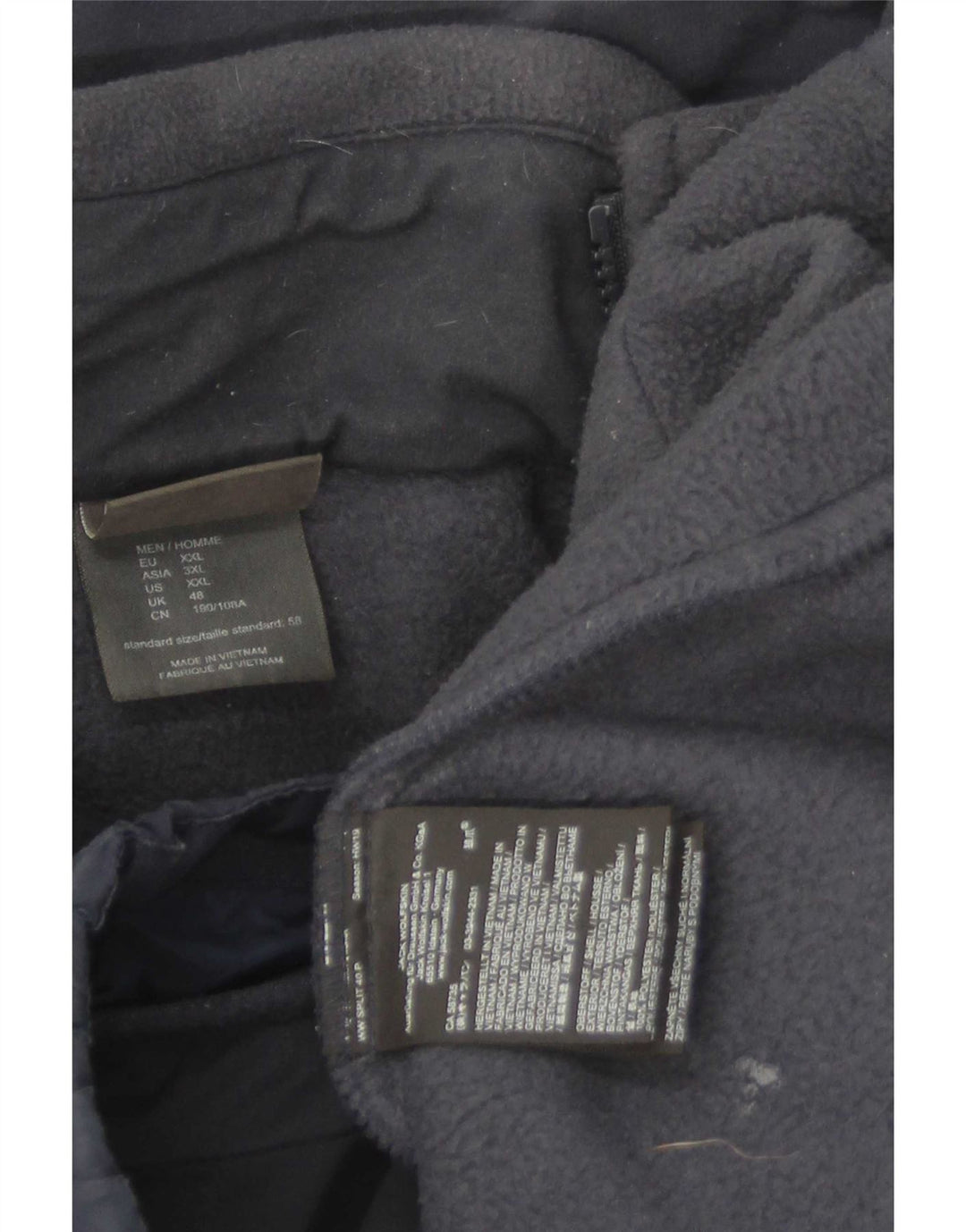 Jack Wolfskin Herre Windbreaker Jacket UK 48 2XL Navy Blue Polyester