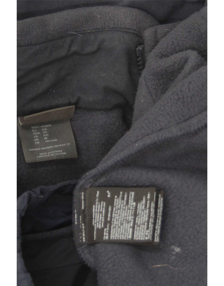 Jack Wolfskin Herre Windbreaker Jacket UK 48 2XL Navy Blue Polyester