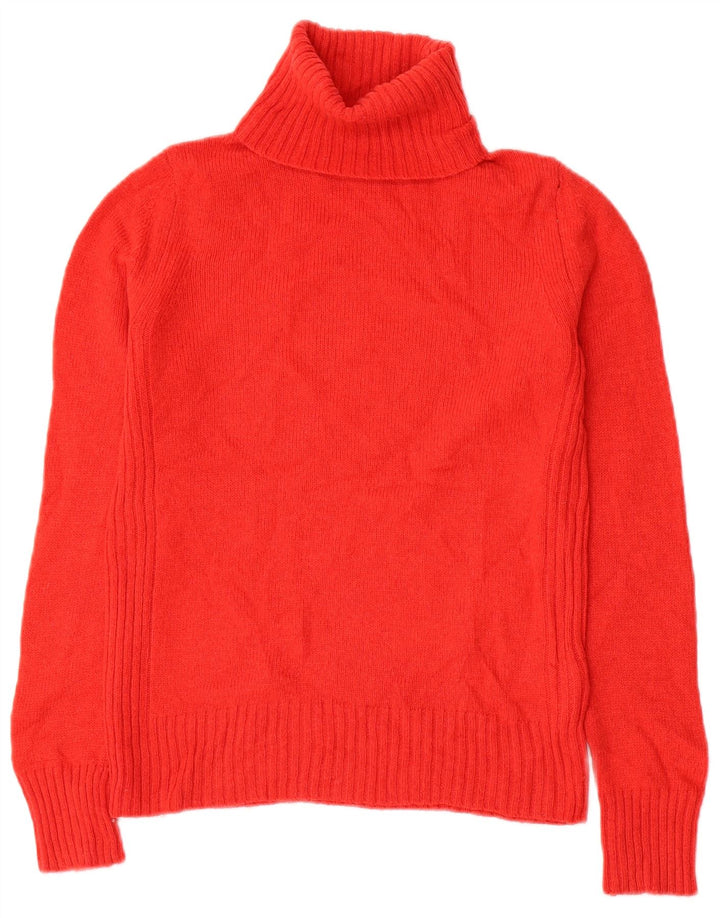 Marks & Spencer Dame Jumper Sweater med rullehals UK 6 XS Rød Uld