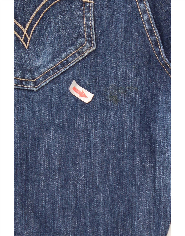 Levi's Dame 524 Straight Jeans W29 L32 Blå Bomuld