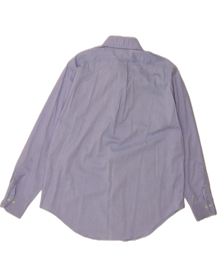 RALPH LAUREN Mens Shirt Size 16 1/2 Large Blue Cotton Vintage Ralph Lauren and Second-Hand Ralph Lauren from Messina Hembry 
