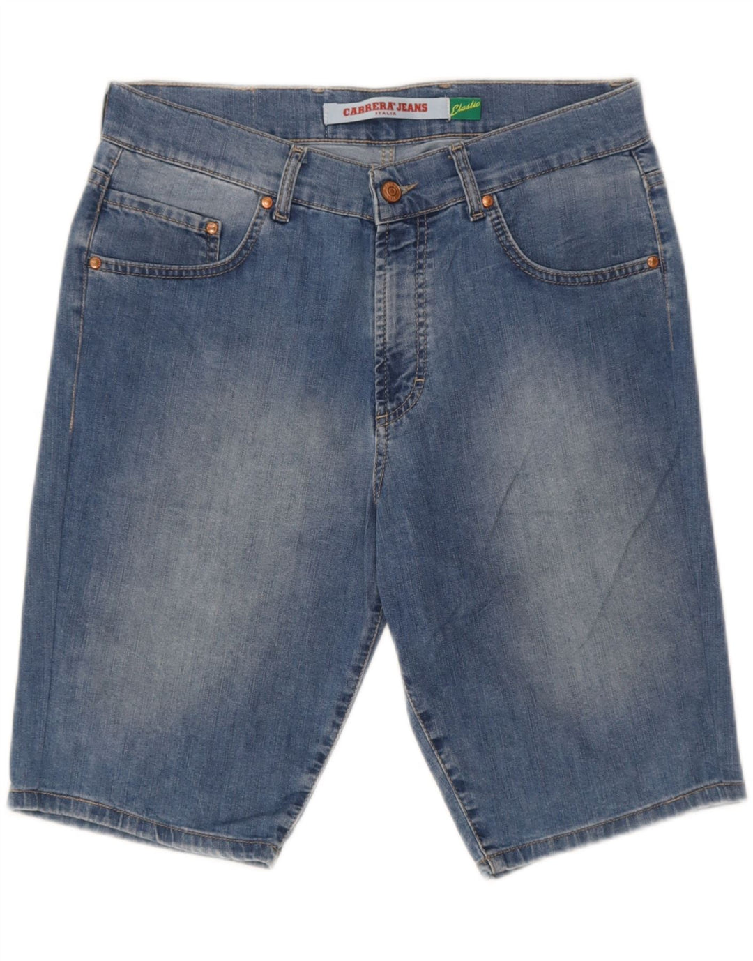Carrera Herre 721 Denim Shorts W33 Medium Blue Bomuld