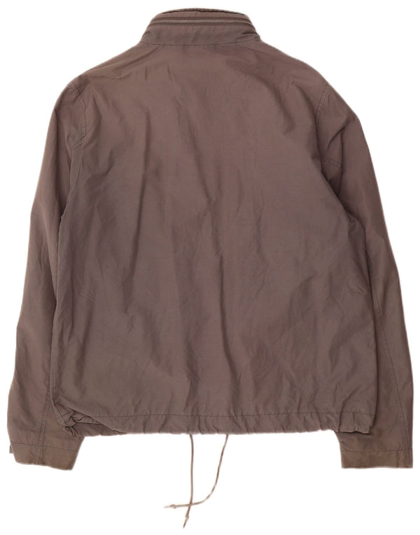 Lacoste Herre Hooded Bomber Jacket IT 52 XL Grå Bomuld