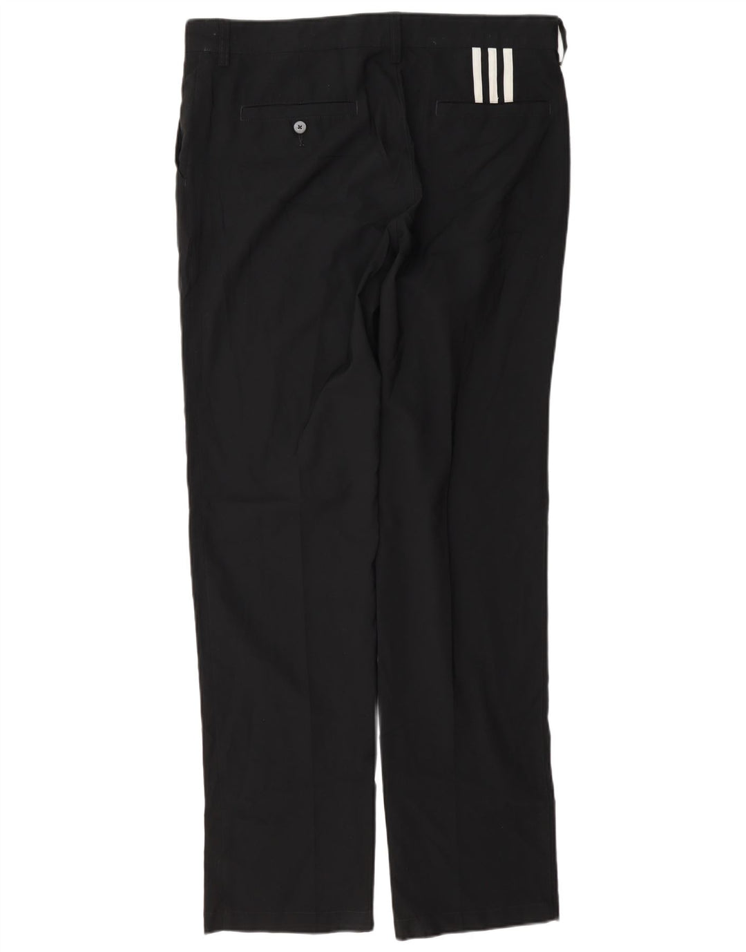 Adidas Herre Climalite Straight Chino Bukser W34 L34 Sort Polyester