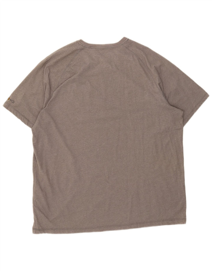 Carhartt Herre Relaxed Fit T-Shirt Top XL Grå Polyester