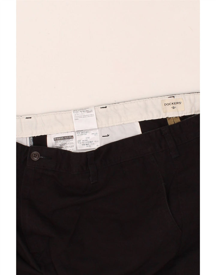 DOCKERS Mens Chino Shorts W40 XL Black Cotton Vintage Dockers and Second-Hand Dockers from Messina Hembry 