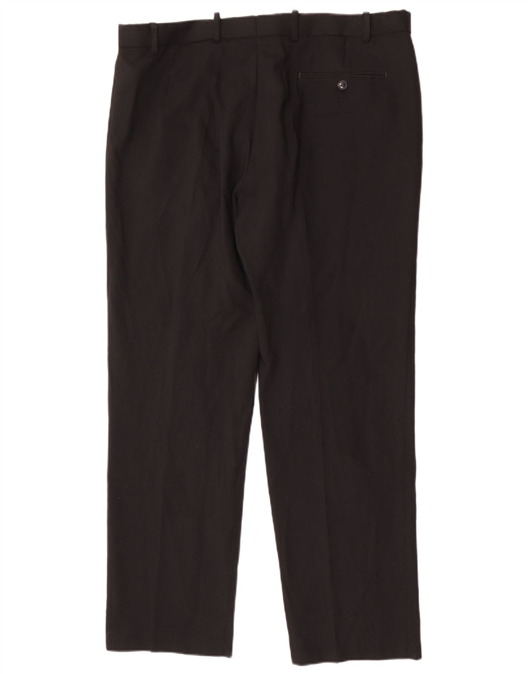 Marks & Spencer Herre Regular Fit Suit Bukser W38 L31 Sort Uld