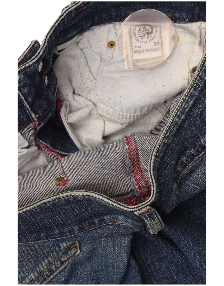 Diesel Dame Bootcut Jeans W30 L29 Blå Bomuld