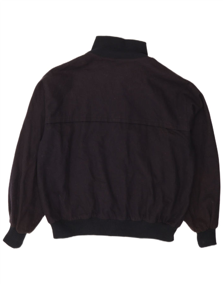 Blue Drake Bomber Jacket UK 44 2XL Navy Blue