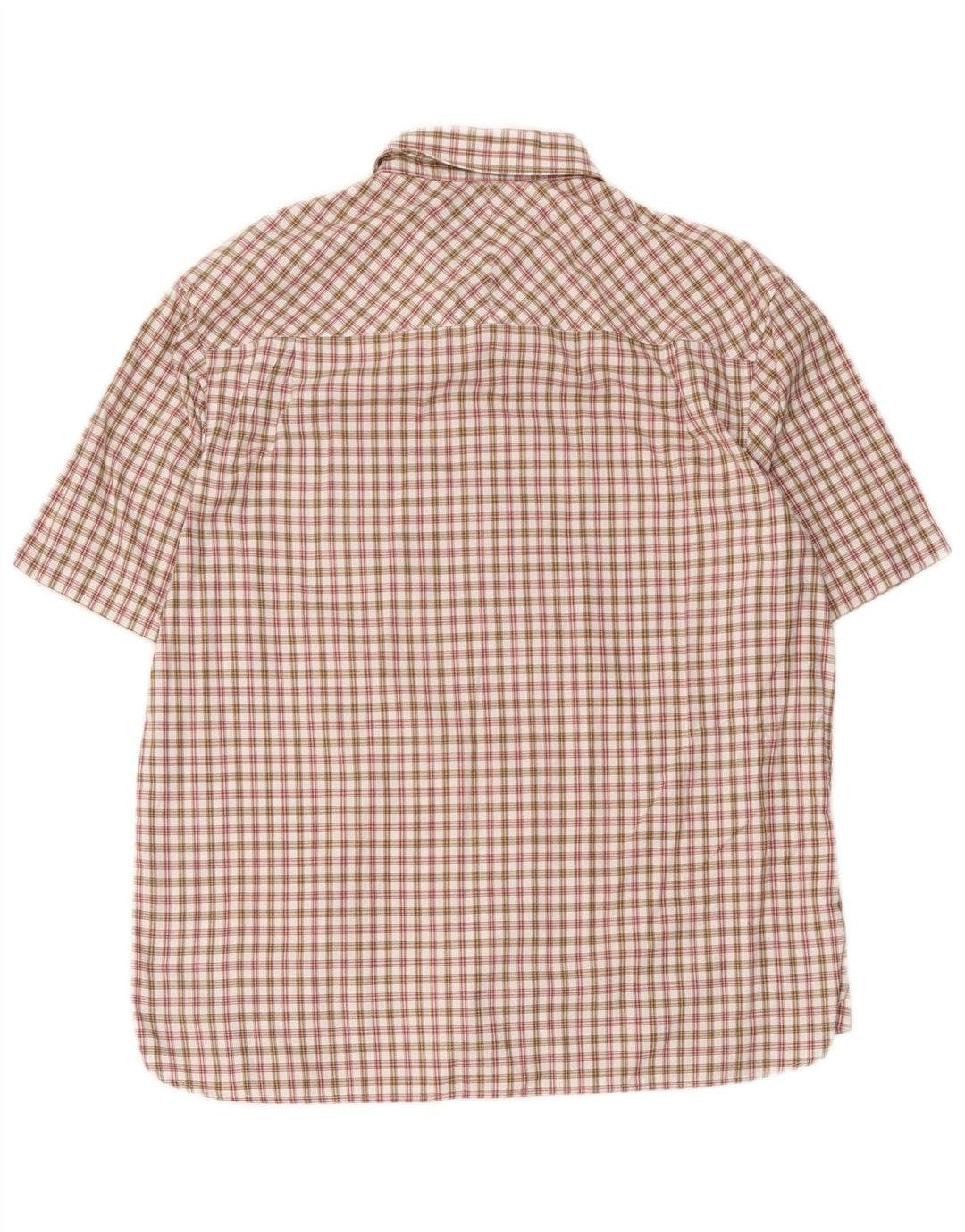 Fred Perry kortærmet herreskjorte XL flerfarvet ternet