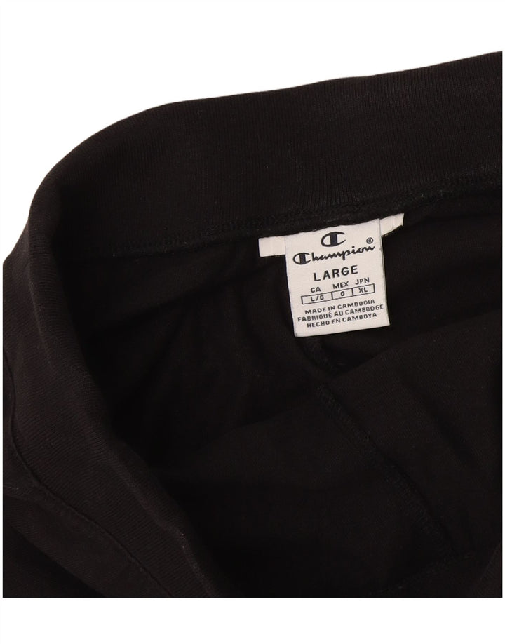 Champion Womens Bermuda Sport Shorts UK 14 Large Black