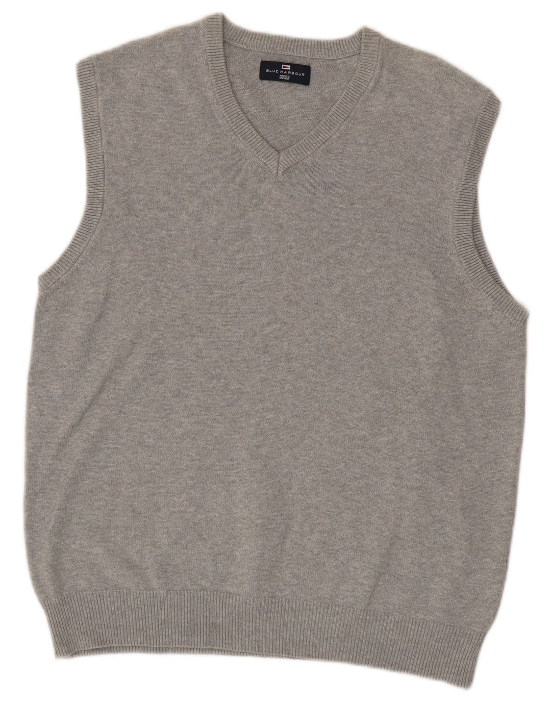 Marks & Spencer Herre Blue Harbor Vest Tank Top Medium Grå Bomuld