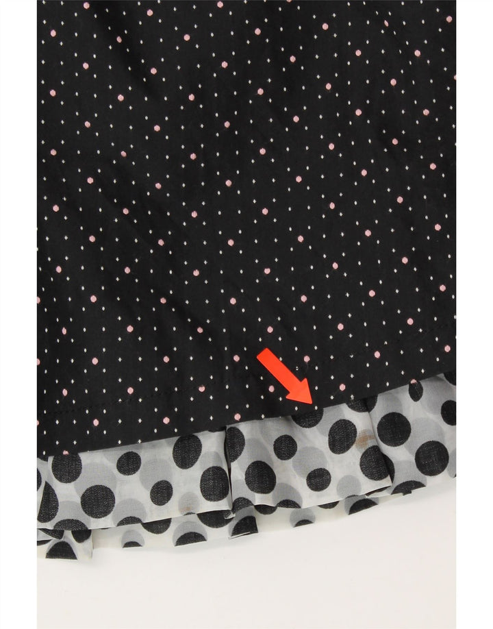 A.YILIAN Dame Mini-nederdel Stor W30 Sort Plettet