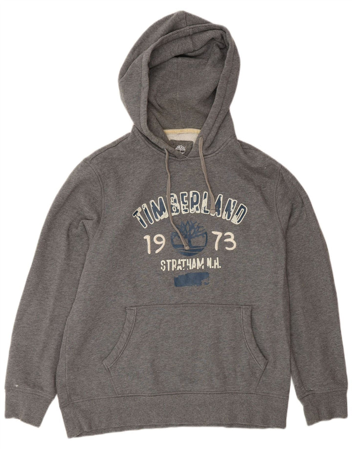 Timberland Grafisk hættetrøje til mænd mellemgrå