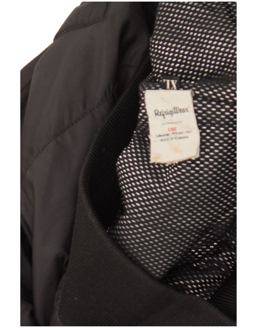 Refrigiwear Herre Bomber Jacket UK 42 XL Sort Polyamid