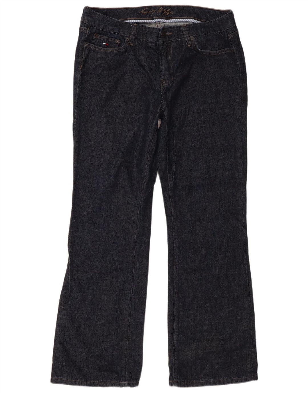 Tommy Hilfiger Dame Bootcut Jeans US 10 Large W31 L30 Marineblå Bomuld