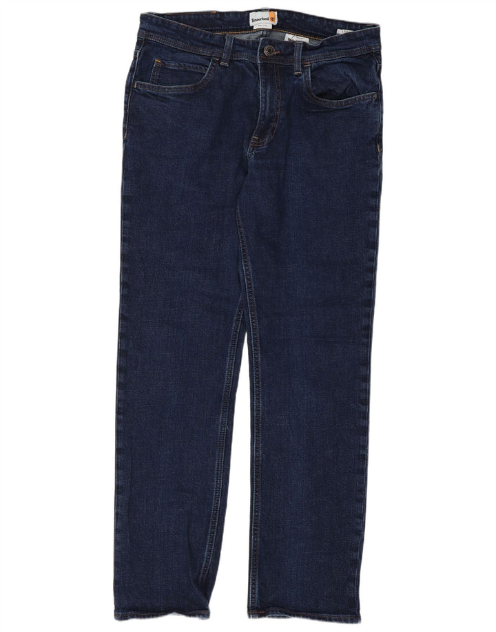 Timberland Straight Jeans til mænd W32 L29 marineblå bomuld