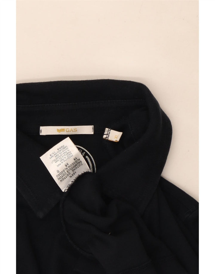 Gas Polo Shirt til mænd XL Marineblå Bomuld