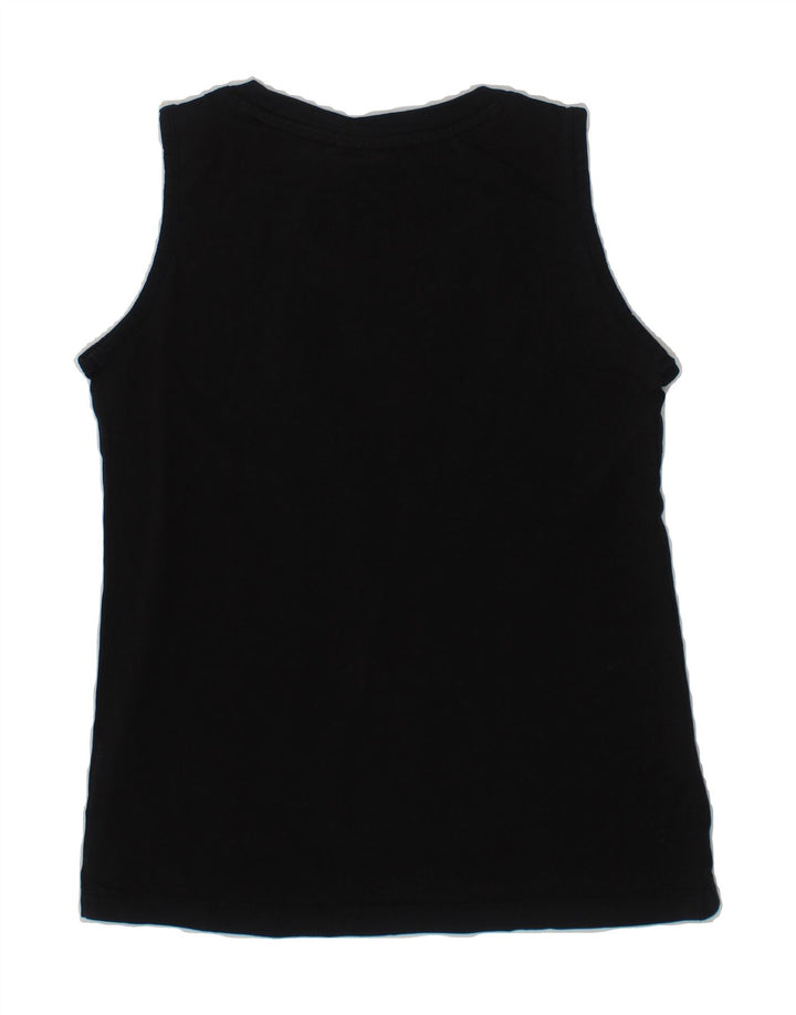 CHAMPION Boys Graphic Vest Top 9-10 Years Medium Black Cotton Vintage Champion and Second-Hand Champion from Messina Hembry 