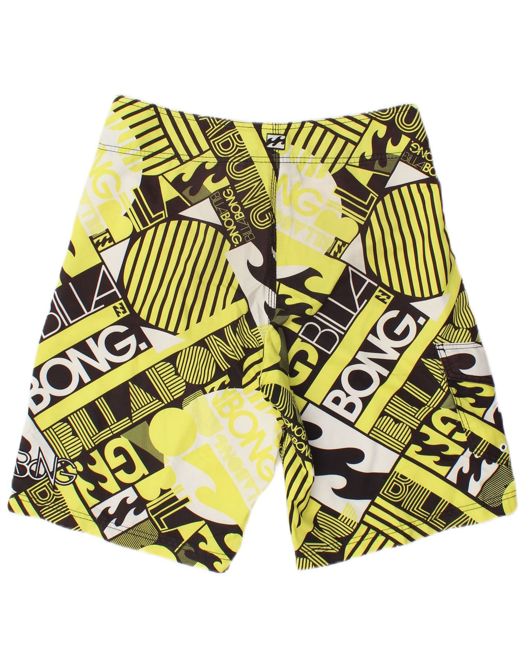 Billabong Herre grafiske svømmeshorts Medium Gul Geometrisk Polyester