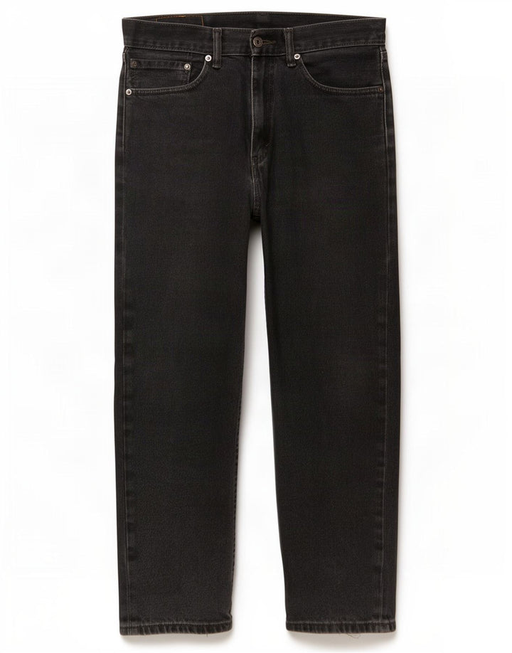 Levi's Herre 505 Regular Straight Jeans W34 L30 Sort Bomuld