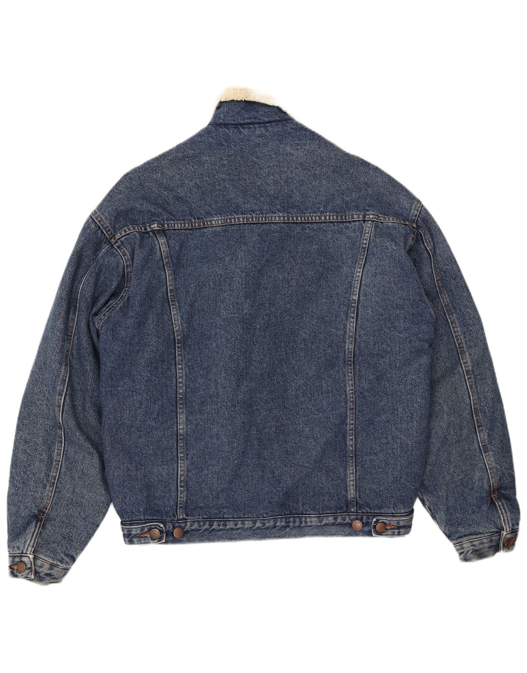 CASUCCI Herre Sherpa denimjakke UK 38 Medium Blue Bomuld