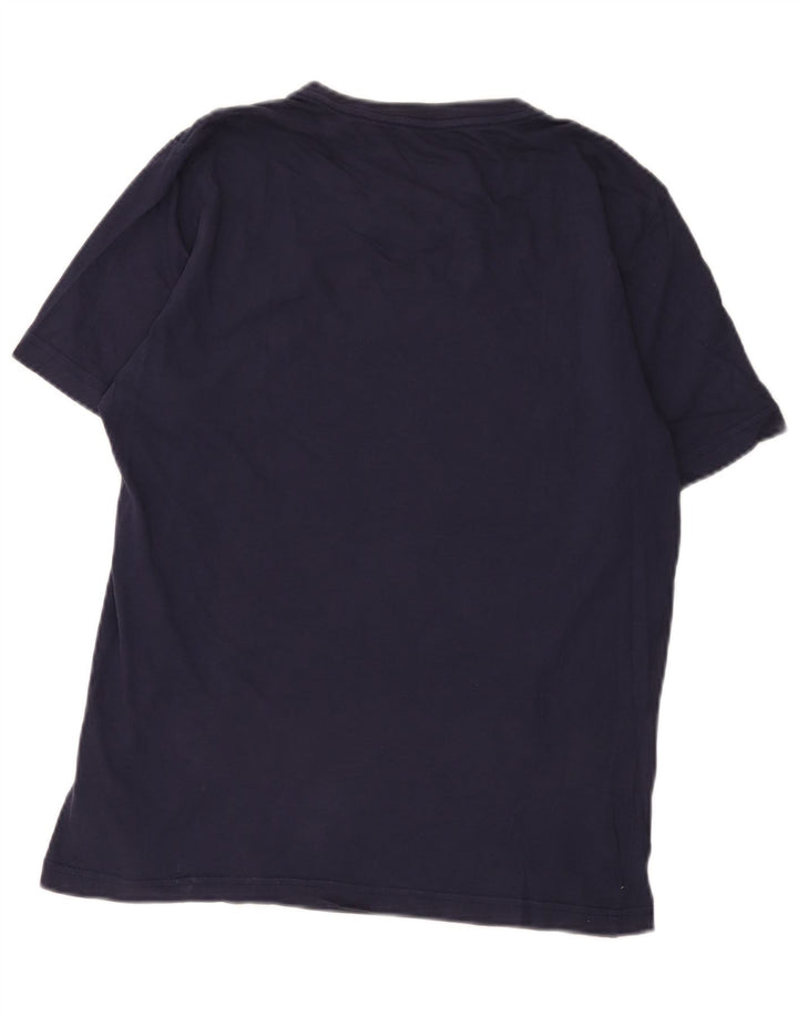 PUMA Grafisk T-shirt til mænd, lille marineblå bomuld