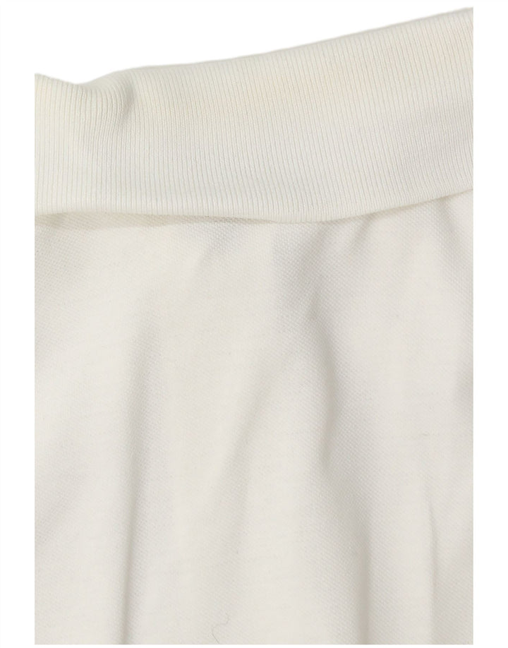 Sergio Tacchini Herre poloshirt IT 50 Medium Hvid Bomuld