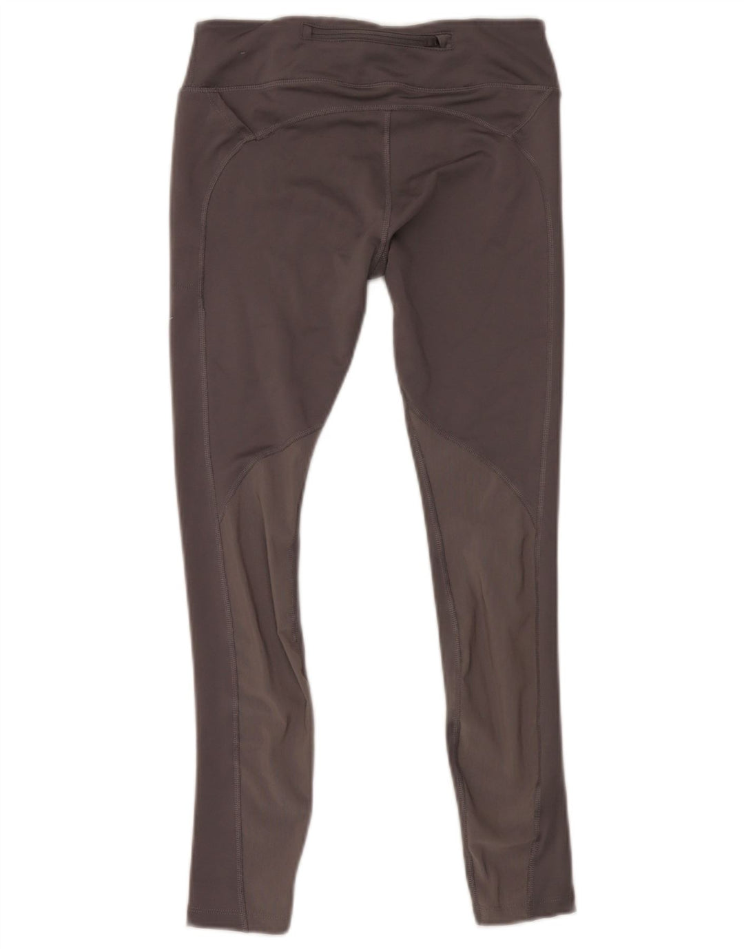Nike Dame Dri Fit Crop Leggings UK 12 Medium Grey Polyester