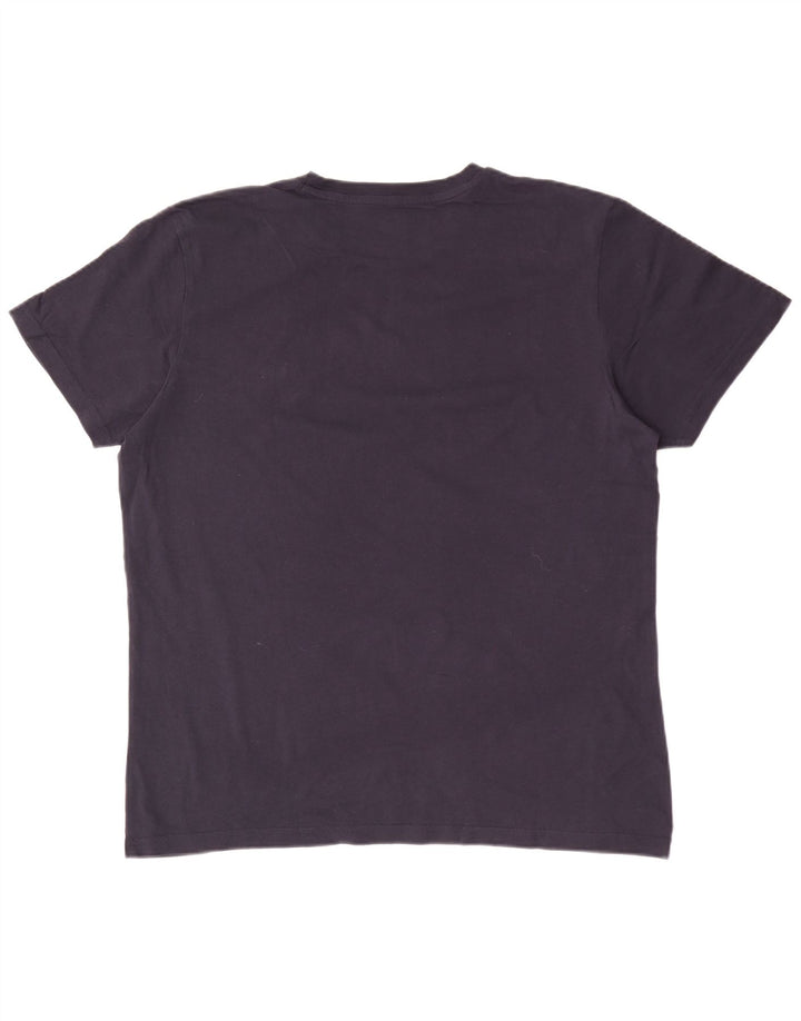 Lee Herre Regular Fit T-shirt Top Stor marineblå bomuld