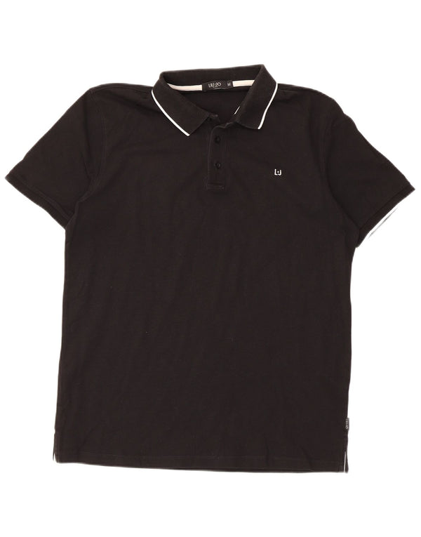 Liu Jo Herre poloshirt Medium Sort Bomuld