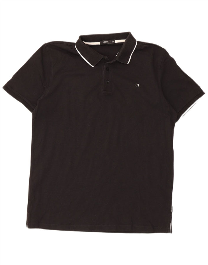 Liu Jo Herre poloshirt Medium Sort Bomuld