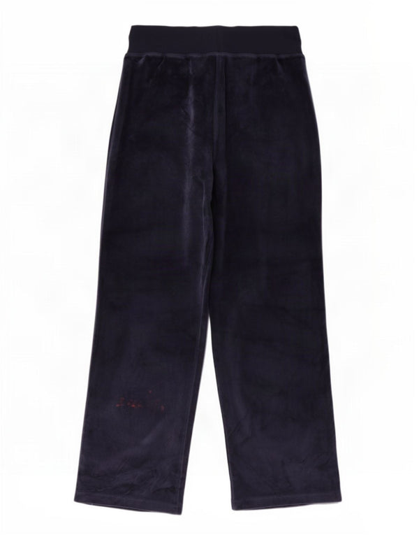 Champion kvinders velour træningsdragt bukser UK 14 Medium Navy Blue