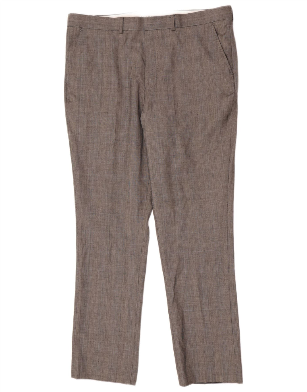French Connection Herre Regular Casual Bukser W38 L32 Grå Houndstooth