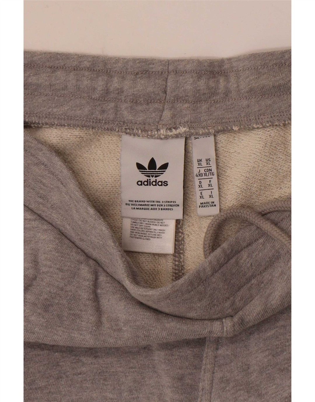 Adidas Herre Sportshorts XL Grå Bomuld