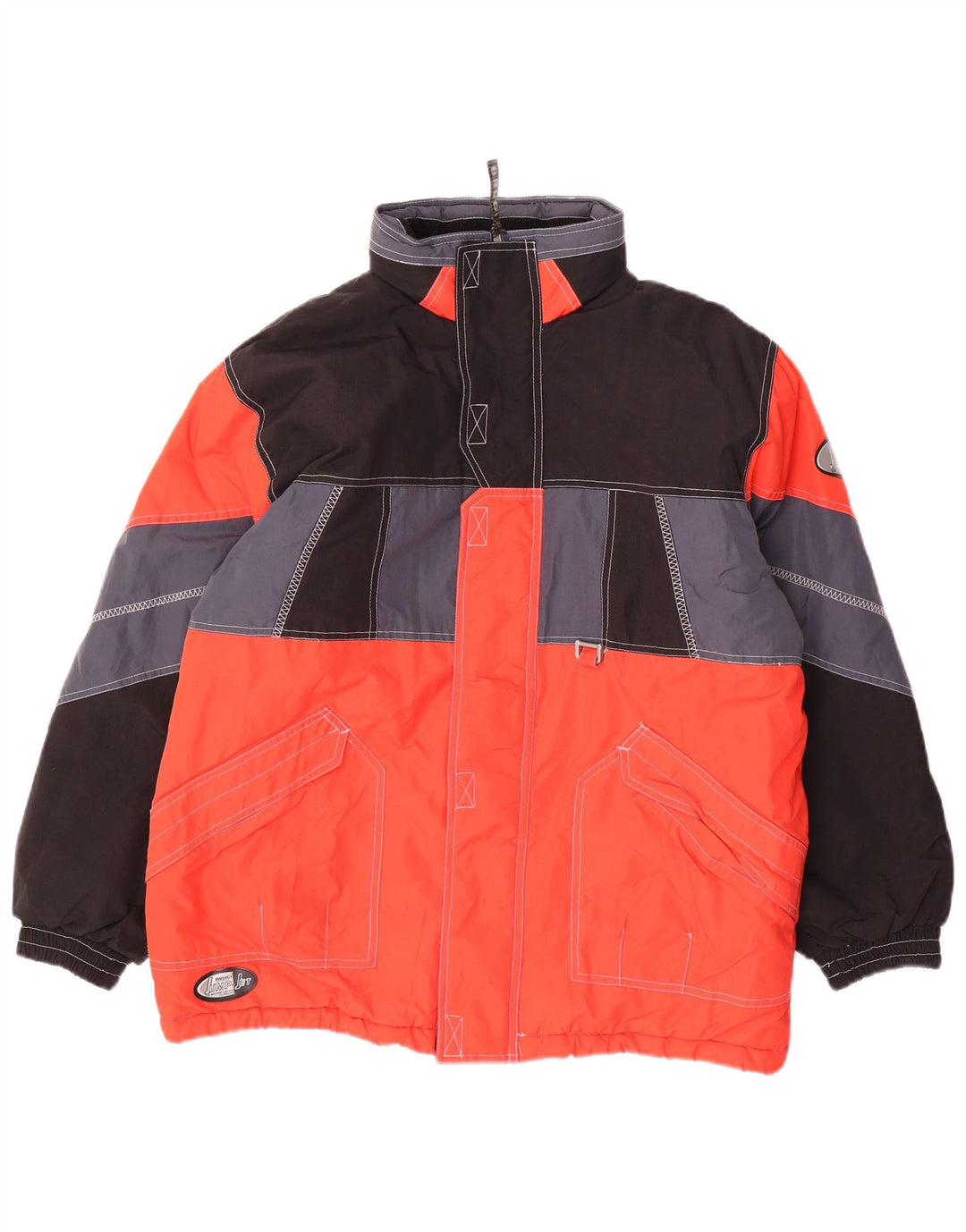 Brugi Herre Skijakke UK 44 2XL Rød Colourblock Polyamid