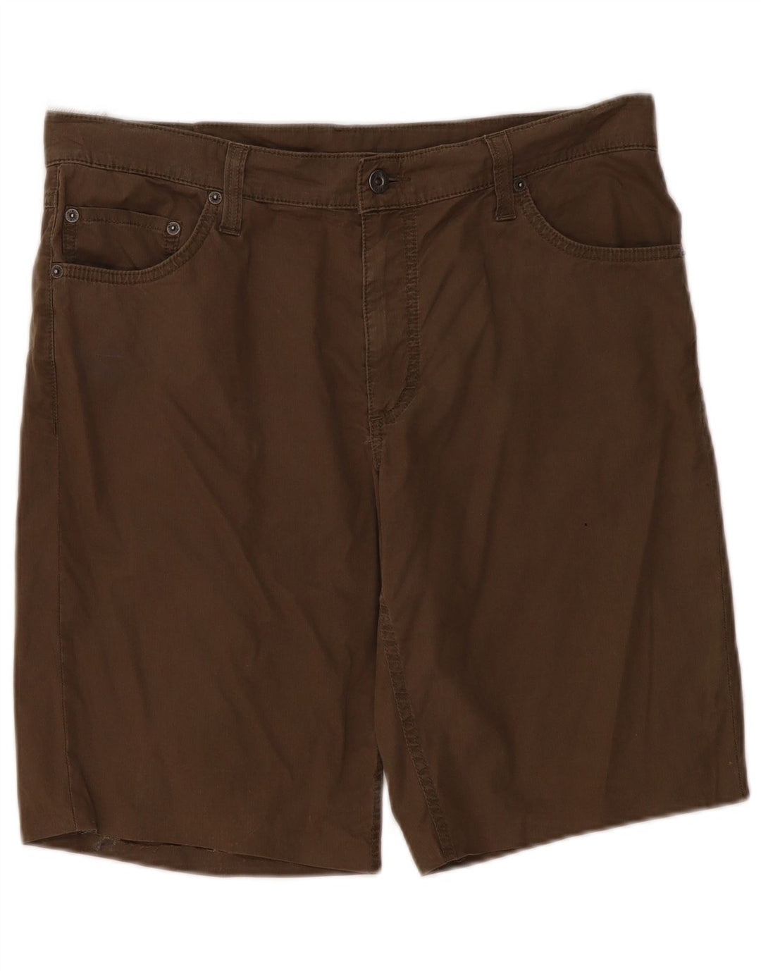MUSTANG Casual Shorts til mænd W36 Stor Khaki Bomuld