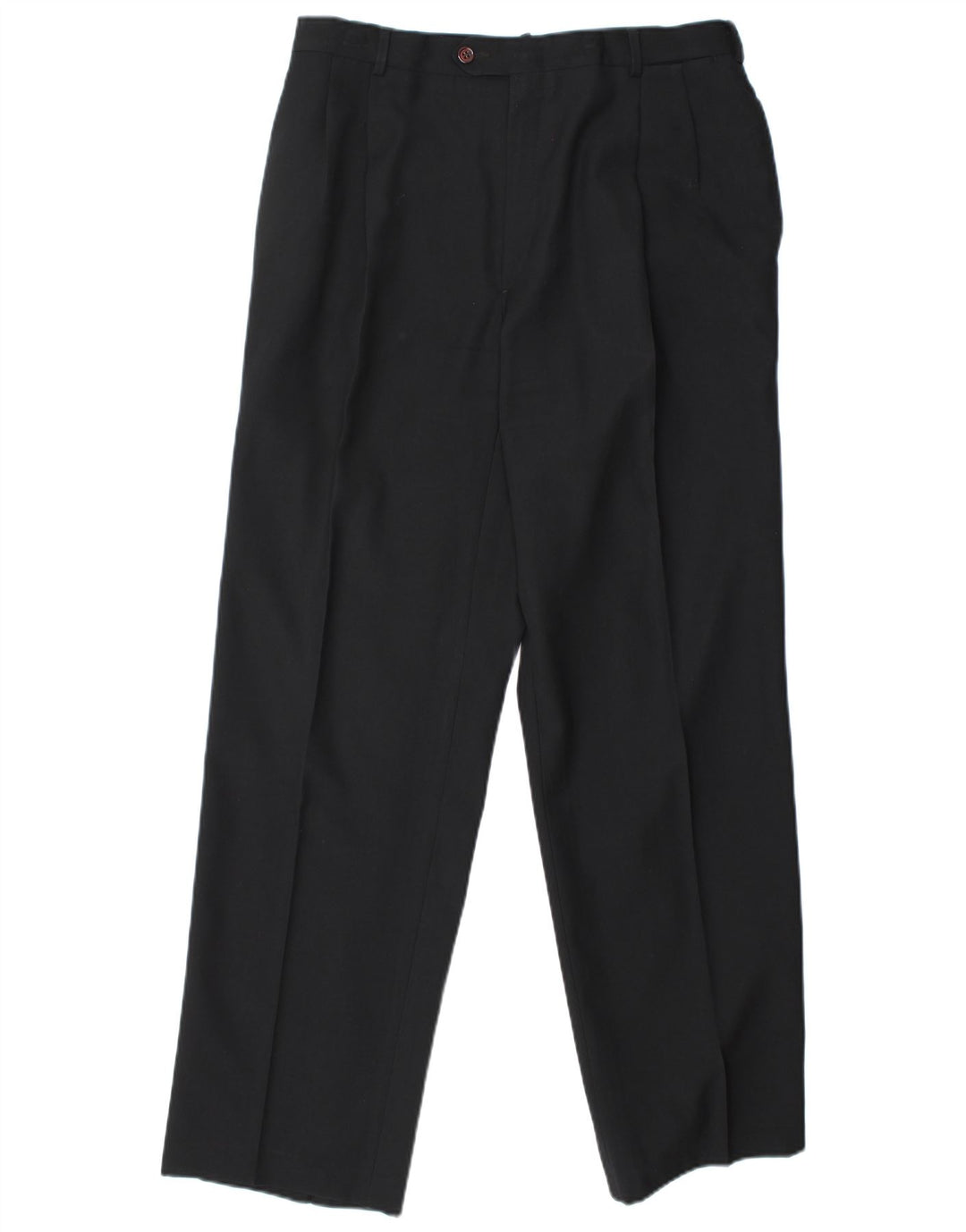 Egon Von Furstenberg Herre UK 40 Large W32 L32 Black Virgin Wool