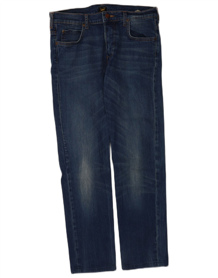 Lee Dame Powell Slim Jeans W31 L29 Blå Bomuld