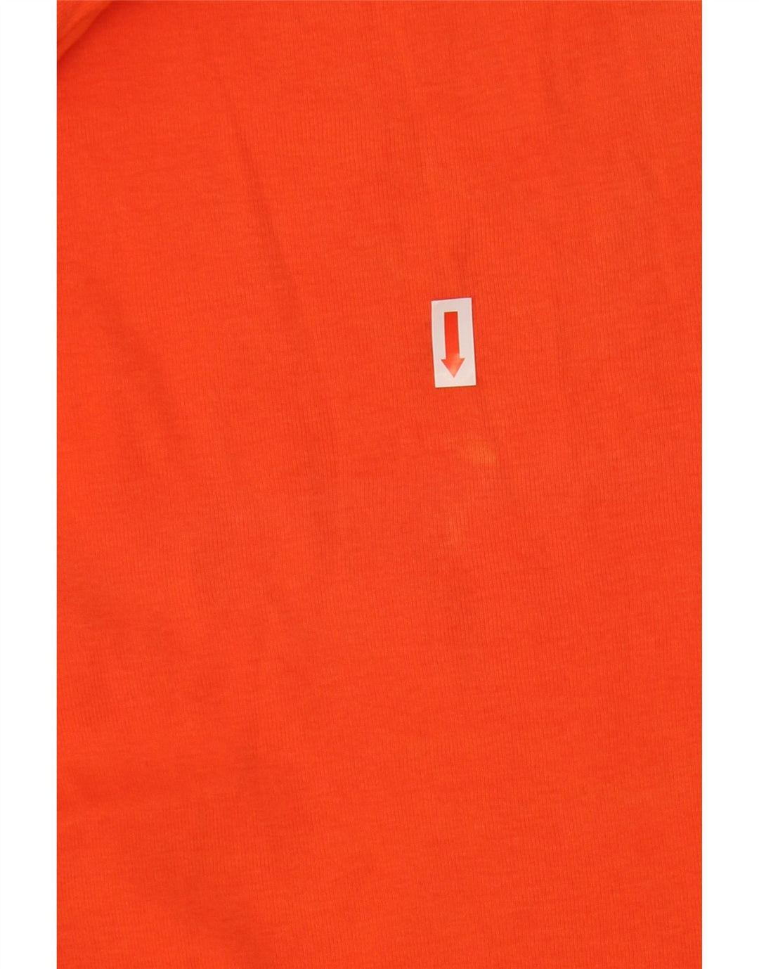 RALPH LAUREN Dame T-Shirt Top UK 10 Small Orange Bomuld
