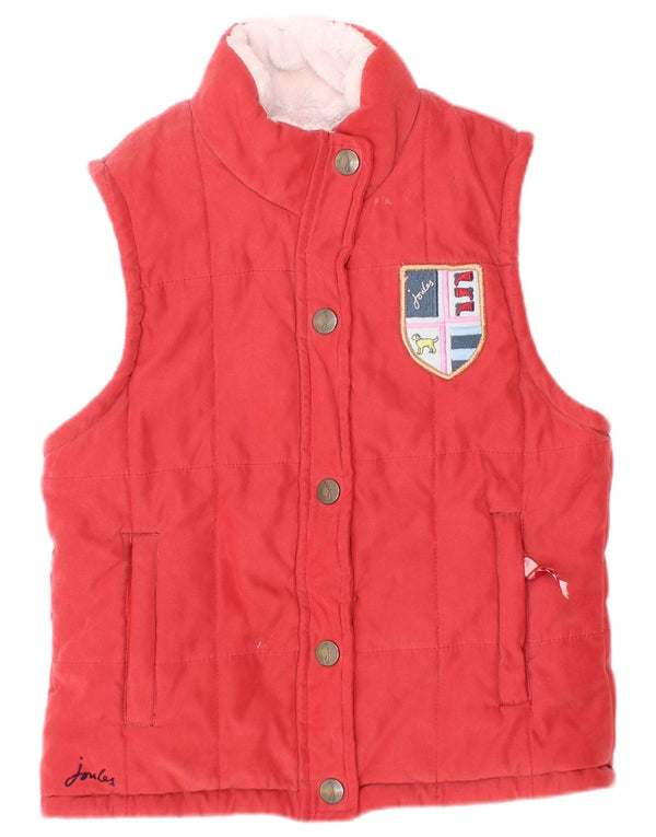 Joules Boys Polstret Gilet 4-5 år Lille rød