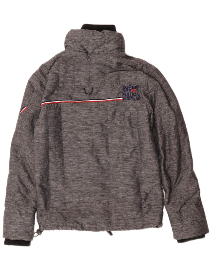 Superdry Windbreaker Jacket til mænd UK 34 XS grå nylon