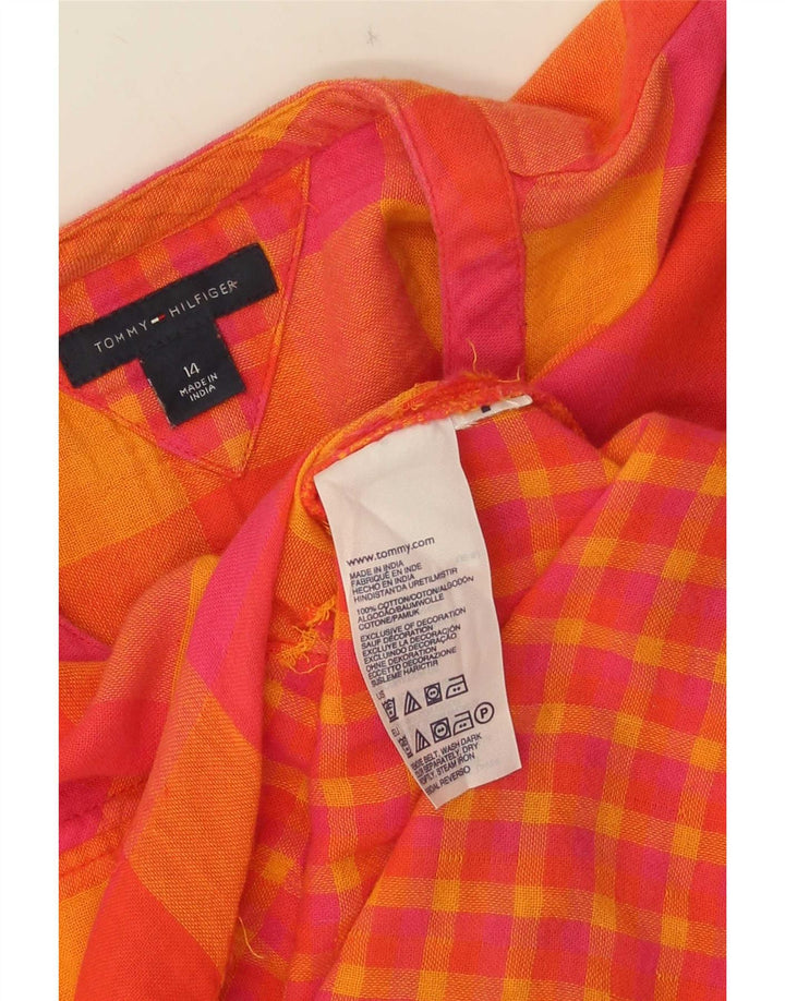 Tommy Hilfiger Pigeskiftkjole 13-14 år Flerfarvet Gingham