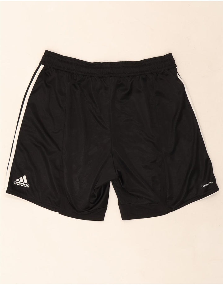ADIDAS Herre Deutscher Fussball Bund Sport Shorts UK 42 Large Black