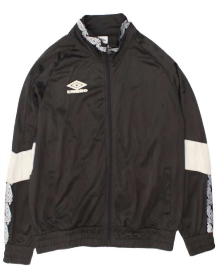 Umbro Herre grafisk træningsdragt Topjakke XL Grå Colourblock Polyester