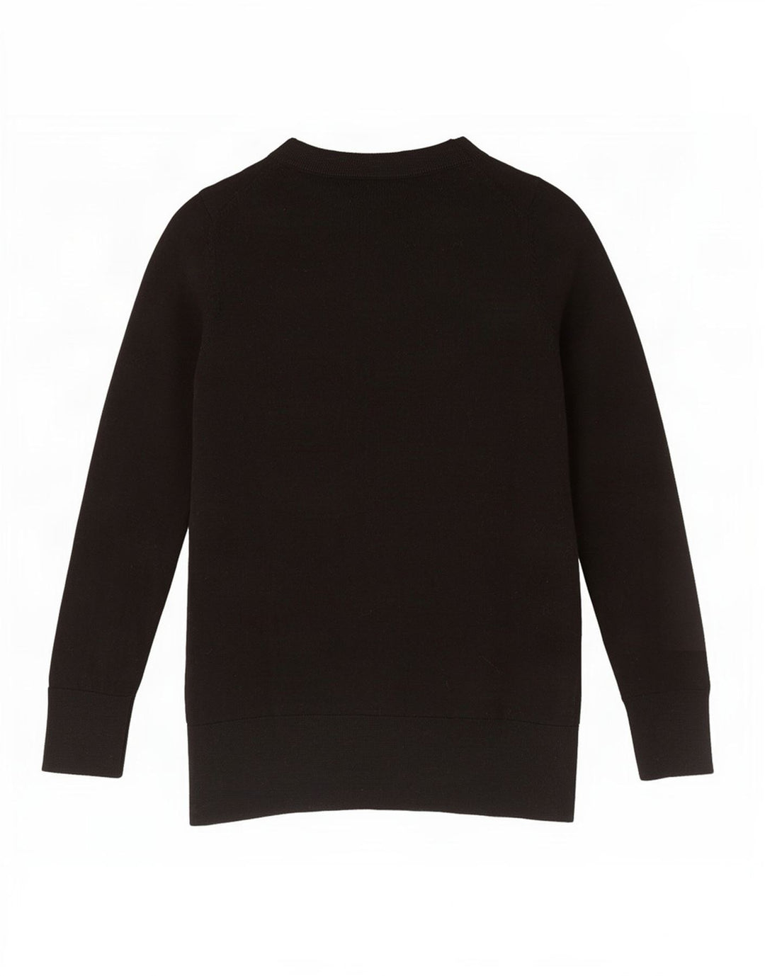Cos Dame sweater med rund hals DK 6 XS sort uld