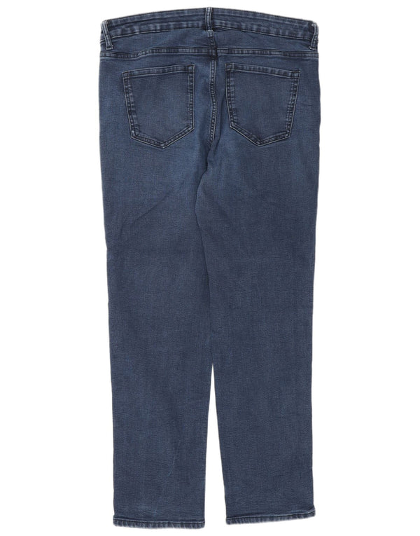 Marks & Spencer Womens The Sienna Straight Jeans UK 16 Large W34 L27 Blue