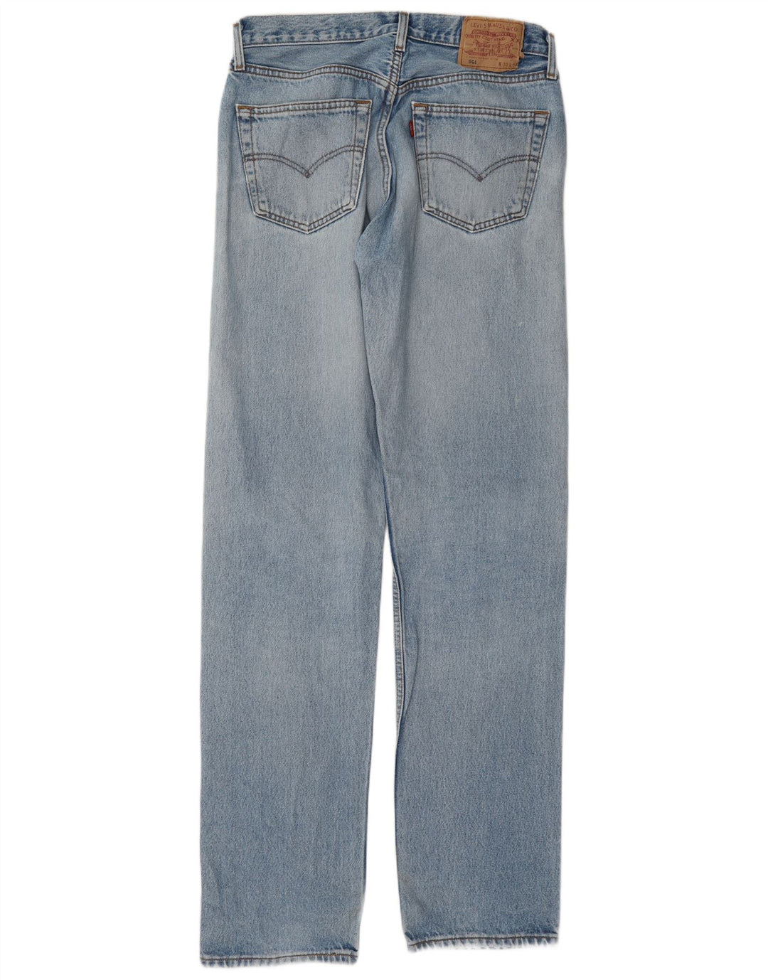Levi's Herre 501 lige jeans W33 L36 blå bomuld