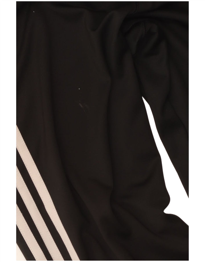 Adidas Dame Climalite Capri Leggings UK 12/14 Medium Black Polyester