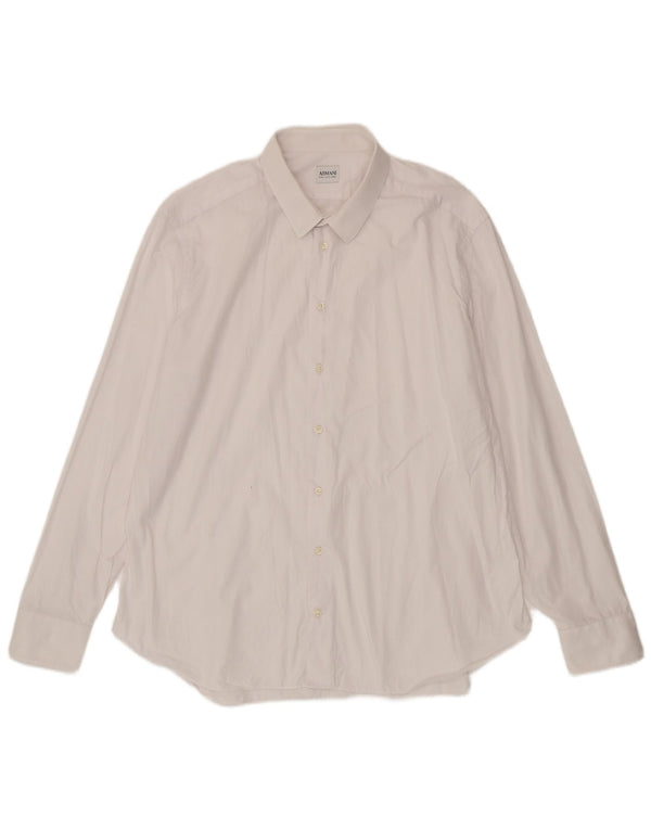 Armani Collezioni Herreskjorte Str 45 18 2XL Hvid